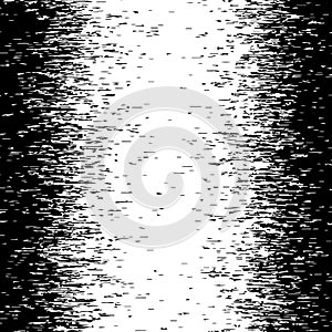 Abstract hatching gradient background. Broken texture explosion. Abstract vertical gradient halftone with falling bits. Rain from