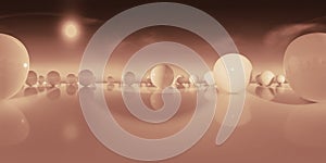 Abstract HDRI environment map, spherical panorama background, light source rendering with sky 3d equirectangular rendering