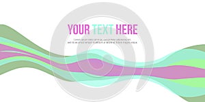 Abstract header website design style