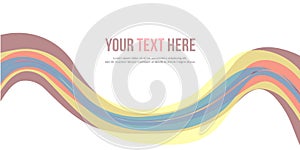 Abstract header website design style