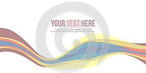 Abstract header website design style