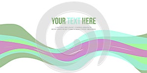 Abstract header website design style