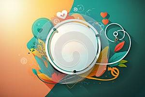 Abstract Healtcare Artwork Frame