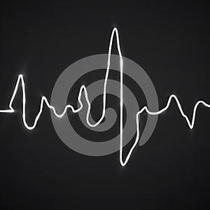 Abstract heart beats. Cardiogram background