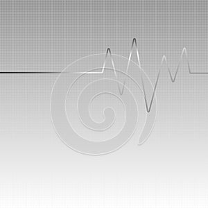 Abstract heart beats cardiogram background.