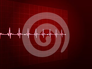 Abstract heart beats cardiogram. EPS 10