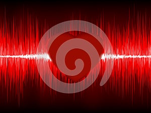 Abstract Heart cardiogram. EPS 8