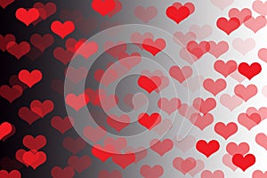 Abstract Heart shape on background,Clipart.