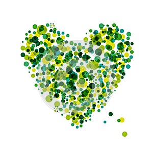 Abstract heart shape for your design