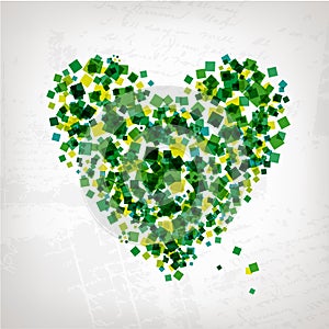 Abstract heart shape for your design