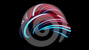 Abstract helix lines. Spiral lines background