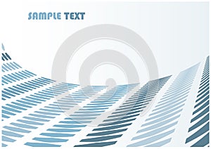 Abstract hex wave background with blank copyspace