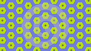 Abstract hexagon background: Abstract of colorful hexagon with rings