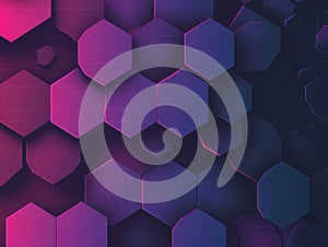 Abstract hexagon background. Futuristic technology style.