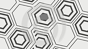 Abstract Hexagon Honeycomb Pattern, Geometric Design, vector design Generative AI