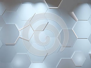Abstract Hexagon Pattern Background