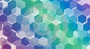Abstract Hexagon Pattern