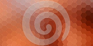 Abstract hexagonal background. Vector geometric background with hexagons and gradient effect. Bright color vector
