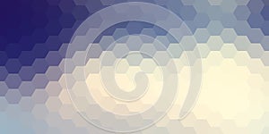 Abstract hexagonal background. Vector geometric background with hexagons and gradient effect. Bright color vector