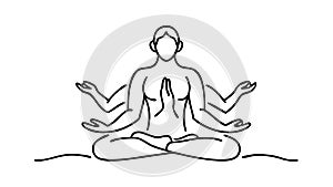 Abstract Hexagonal Grid Pattern, Geometric Tech Background vector design Generative AI