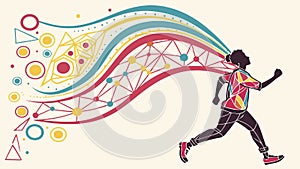 Abstract hexagonal honeycomb pattern, symbolizing nature, efficiency, and interconnectedness, vector design Generative AI