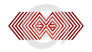 Abstract Hexagonal Line Pattern Vector - Geometric, Modern Texture Design, vector design Generative AI