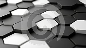 Abstract hexagonal pattern