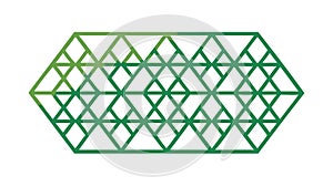 Abstract Hexagonal Pattern for Modern Tech Backgrounds, vector design Generative AI