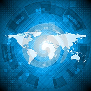 Abstract hi-tech design