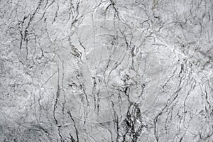 Abstract hiatus of white natural rock