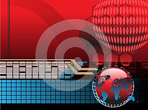 Abstract high tech background