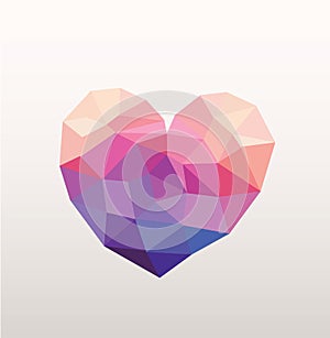 Abstract Hipster Heart