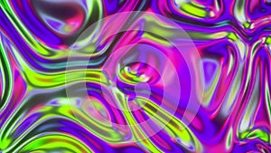 abstract holographic 3d render changing colors