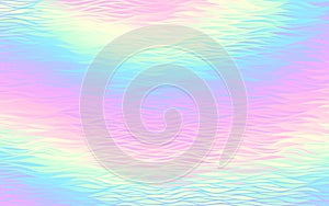 Abstract holographic background with waves pattern