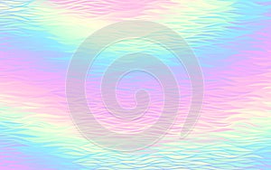 Abstract holographic background with waves pattern photo