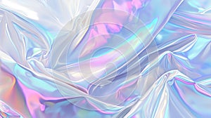 Abstract Holographic Fabric Texture