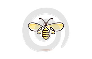 Abstracto Miel miel de abeja designación de la organización o institución 