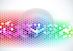 Abstract Honey Comb Background