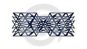 Abstract Honeycomb Geometric Pattern Hexagonal Vector, vector design Generative AI