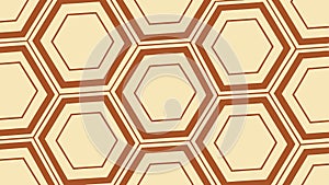 Abstract honeycomb pattern hexagonal geometric design element, vector design Generative AI