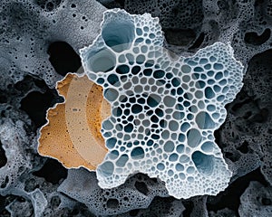 Abstract honeycomb pattern texture background