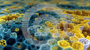 abstract honeycomb sphere pattern texture