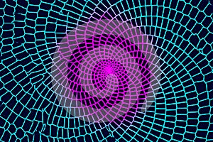 Dynamic geometric-pattern provides mesmerizing swirling-visual for digital-art-projects.