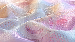 Abstract Honeycomb Texture Waves
