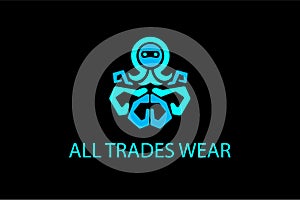 Abstract Horoscope Trading Logo Design Template photo