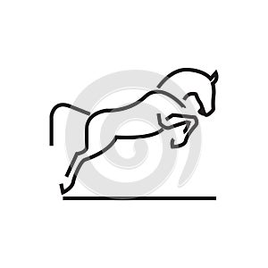 abstract horse icon. Vector illustration decorative design