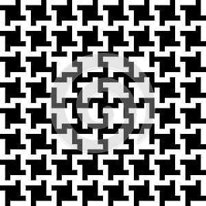 Abstract Houndstooth Pattern