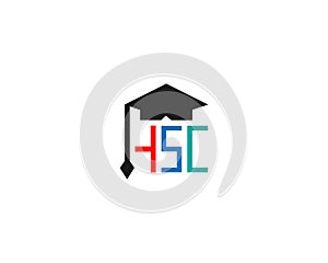 Abstract HSC Letter Education Initial Logo Design