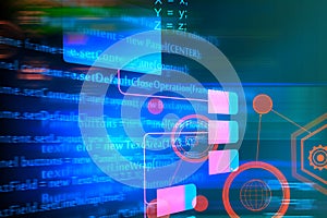 Abstract HTML background