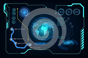 abstract hud ui gui future futuristic screen system virtual design background